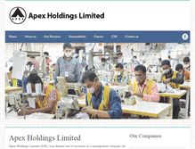 Tablet Screenshot of apexholdings.com